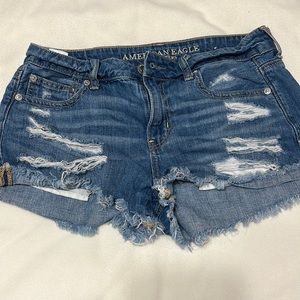 American eagle ripped shorts